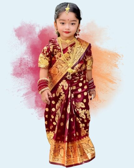 লতা কাতান রেডি শাড়ী