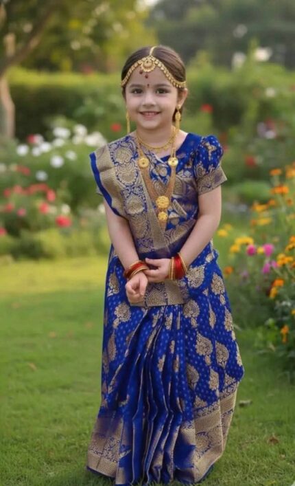 baby rady Katan Saree nil cod 1221